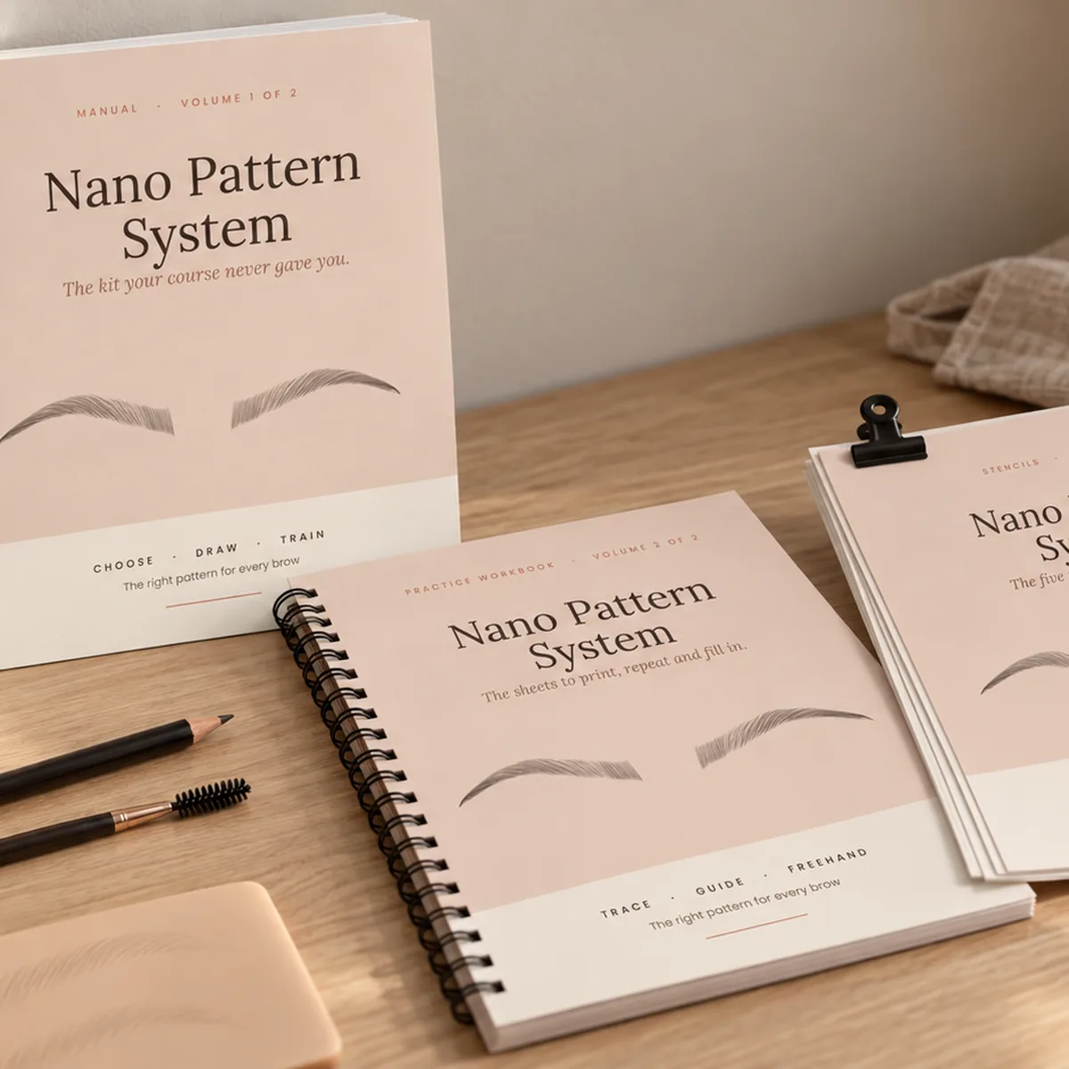 The three files of the Nano Pattern System